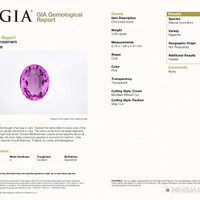 3.06 Ct. Pink Sapphire from Ceylon (Sri Lanka) Scan Report