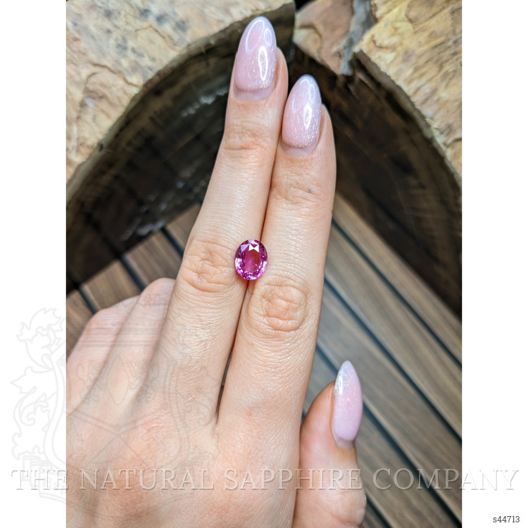 3.06 Ct. Pink Sapphire from Ceylon (Sri Lanka)