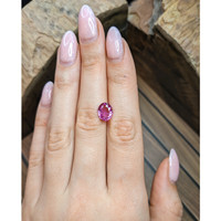 3.06 Ct. Pink Sapphire from Ceylon (Sri Lanka) Life Style
