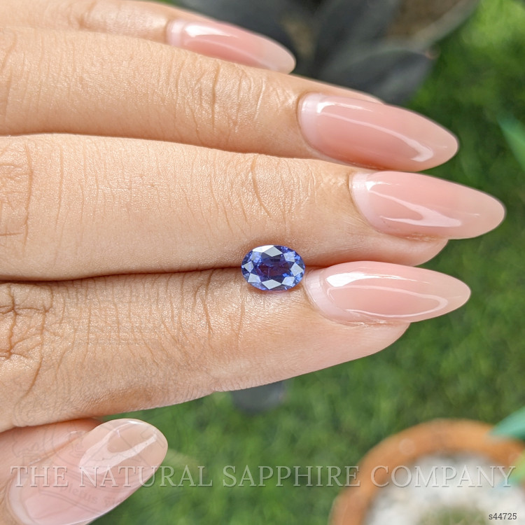 1.00 Ct. Purplish Blue Sapphire from Madagascar