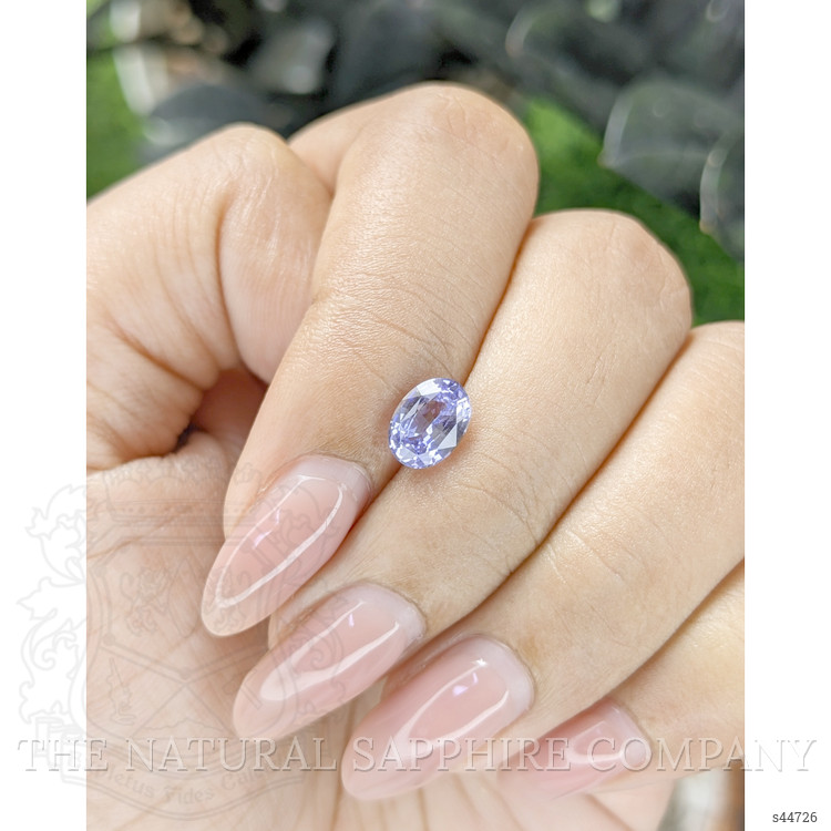 1.37 Ct. Purplish Blue Sapphire from Madagascar