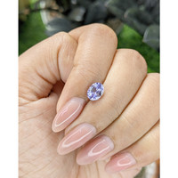 1.29 Ct. Purple Sapphire from Madagascar Life Style