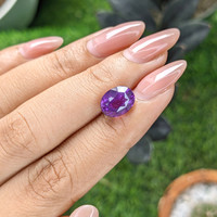 4.55 Ct. Purple Sapphire from Tanzania Life Style