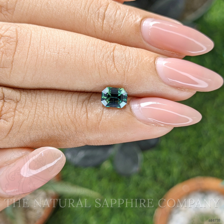 1.14 Ct. Bluish Green Sapphire from Tanzania
