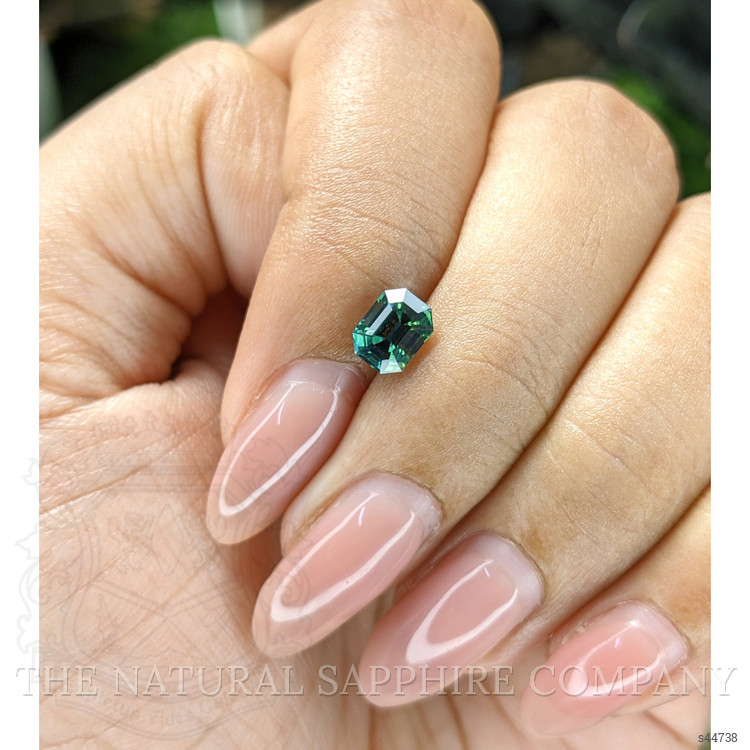1.14 Ct. Bluish Green Sapphire from Tanzania