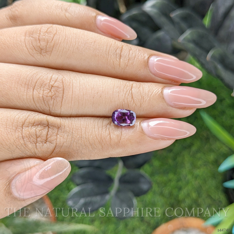 1.76 Ct. Purple Sapphire from Ceylon (Sri Lanka)