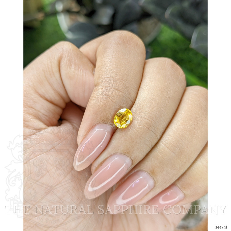 0.89 Ct. Yellow Sapphire from Ceylon (Sri Lanka)