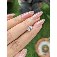 1.12 Ct. White Sapphire from Ceylon (Sri Lanka) Life Style