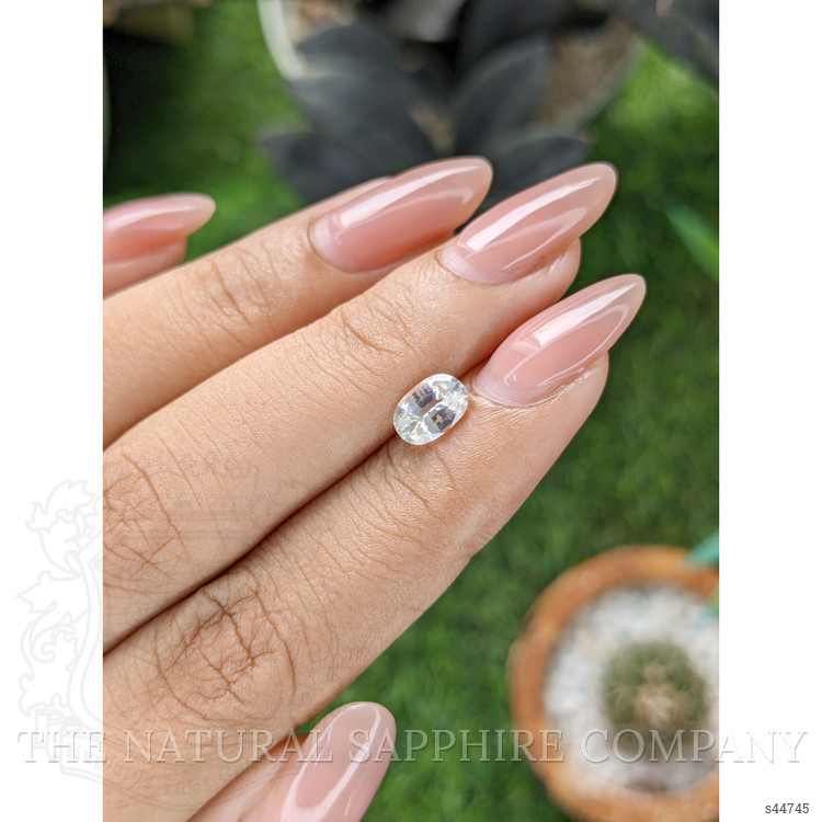 1.12 Ct. White Sapphire from Ceylon (Sri Lanka)