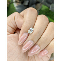 1.12 Ct. White Sapphire from Ceylon (Sri Lanka) Life Style