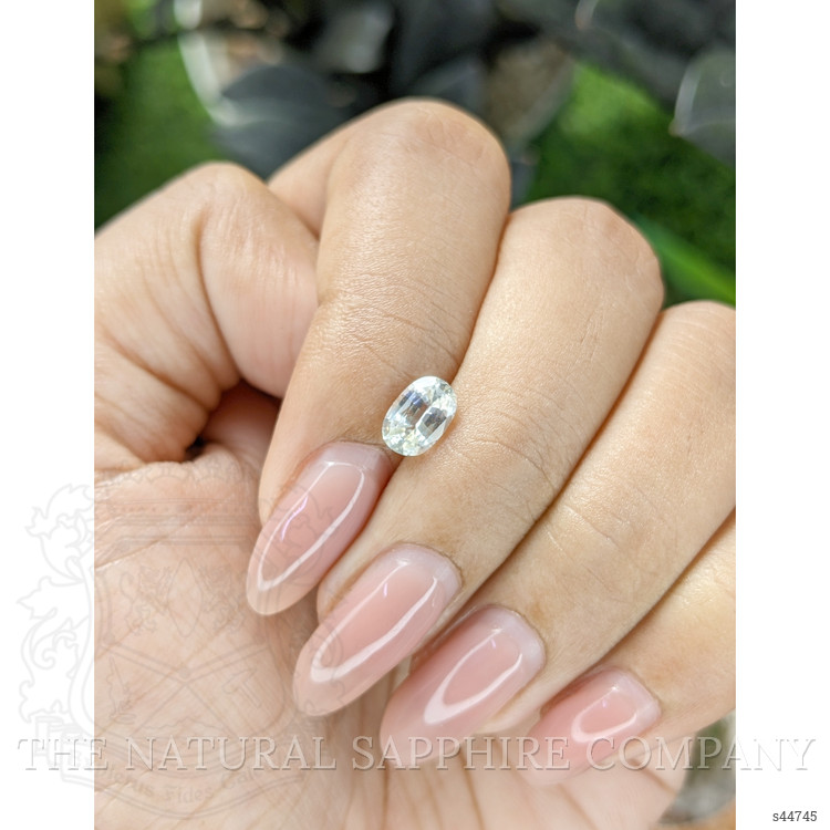 1.12 Ct. White Sapphire from Ceylon (Sri Lanka)