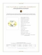 1.00 Ct. Yellow Sapphire from Ceylon (Sri Lanka) Scan Report