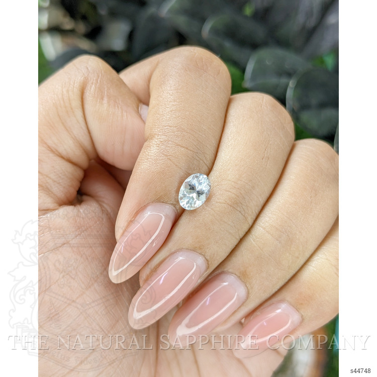1.05 Ct. White Sapphire from Ceylon (Sri Lanka)