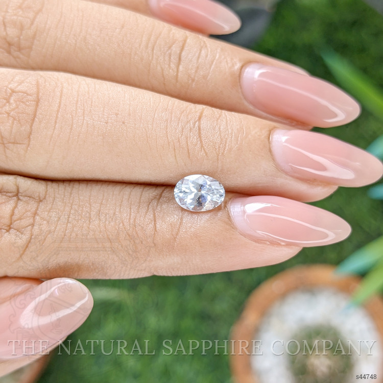 1.05 Ct. White Sapphire from Ceylon (Sri Lanka)