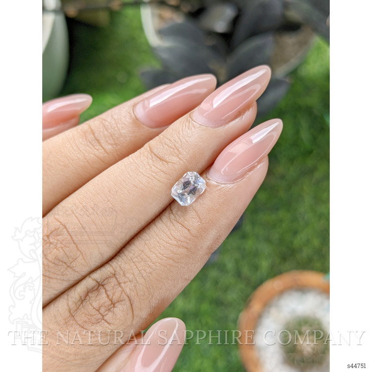 1.09 Ct. White Sapphire from Ceylon (Sri Lanka)