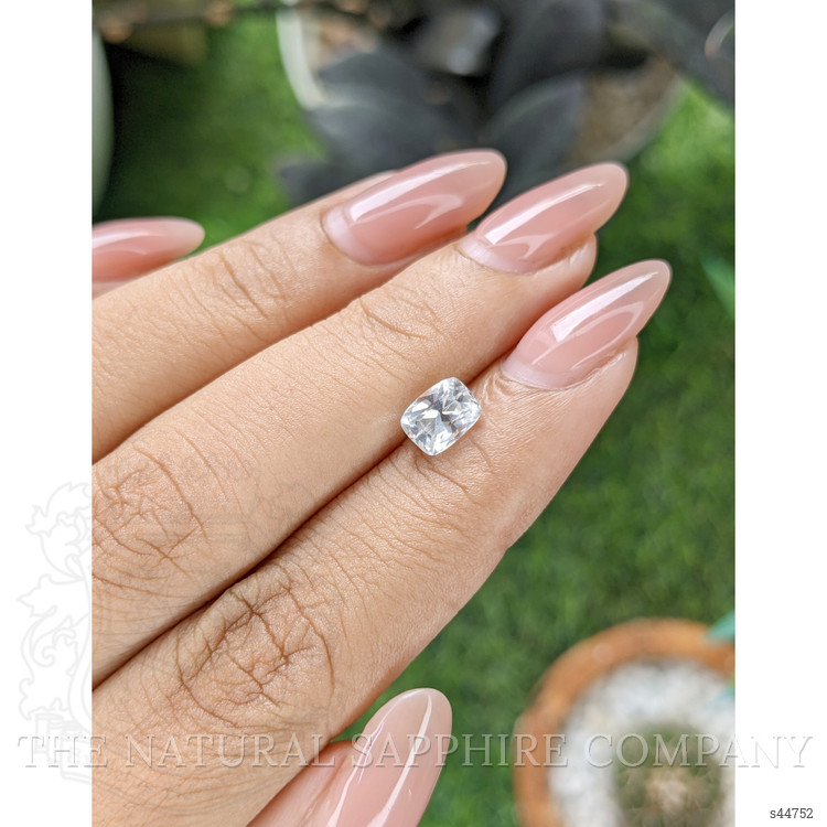 1.40 Ct. White Sapphire from Ceylon (Sri Lanka)