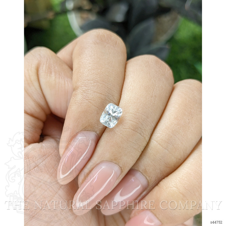 1.40 Ct. White Sapphire from Ceylon (Sri Lanka)