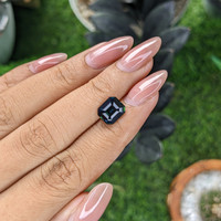 3.00 Ct. Bluish Green Sapphire from Madagascar Life Style