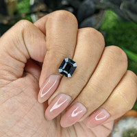 3.00 Ct. Bluish Green Sapphire from Madagascar Life Style