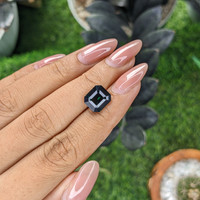 5.48 Ct. Bluish Green Sapphire from Madagascar Life Style