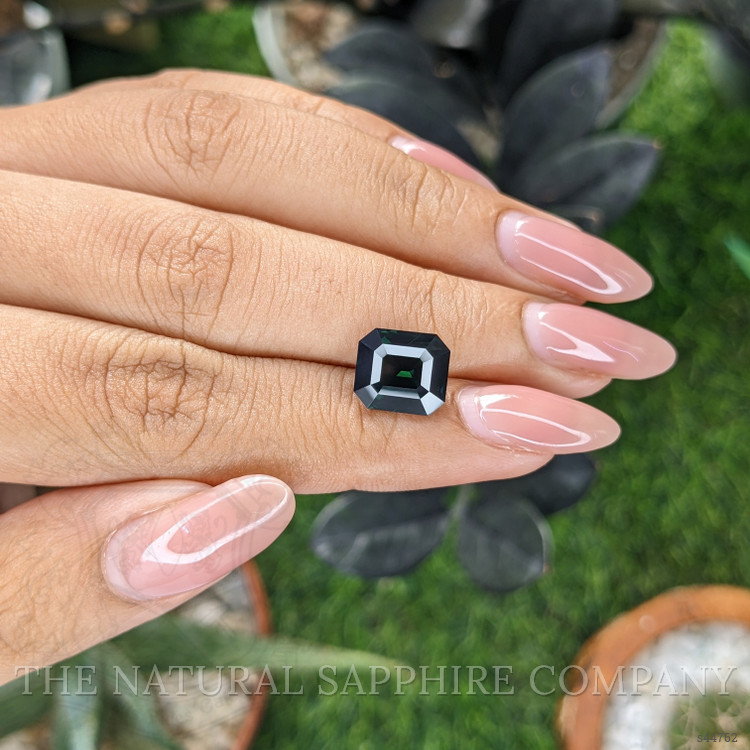 5.48 Ct. Bluish Green Sapphire from Madagascar