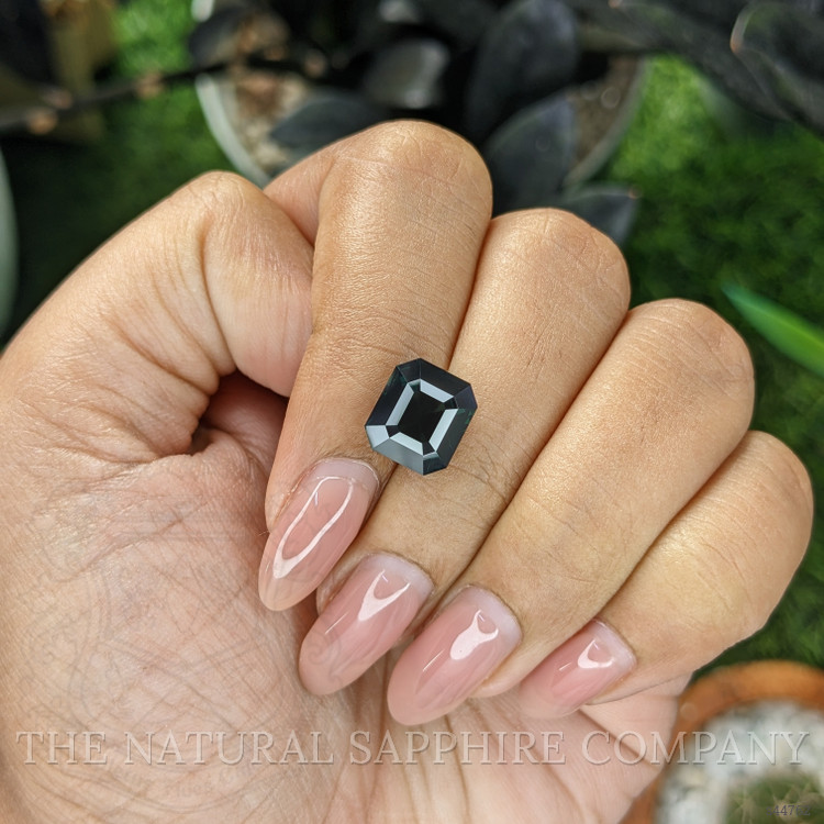 5.48 Ct. Bluish Green Sapphire from Madagascar