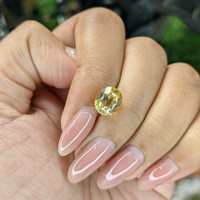 3.56 Ct. Yellow Sapphire from Tanzania Life Style