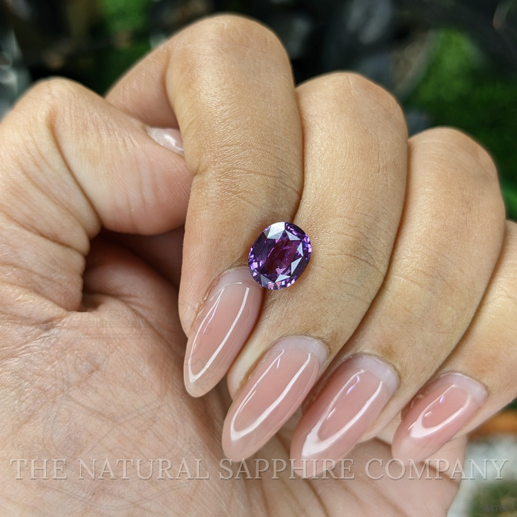 2.07 Ct. Pinkish Purple Sapphire from Tanzania