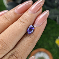 1.32 Ct. Purple Sapphire from Tanzania Life Style