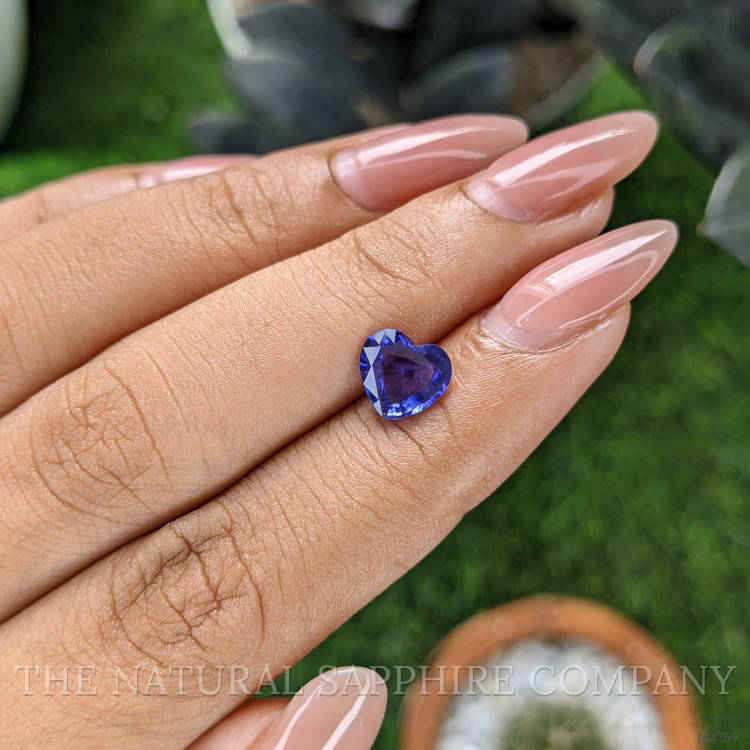 1.52 Ct. Purplish Blue Sapphire from Tanzania