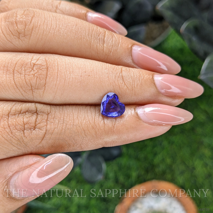 1.52 Ct. Purplish Blue Sapphire from Tanzania