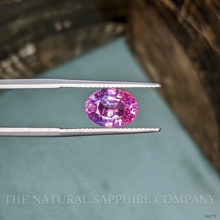 3.38 Ct. Purplish Pink Sapphire from Ceylon (Sri Lanka)