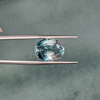 10.60 Ct. Bluish Green Sapphire from Madagascar Life Style