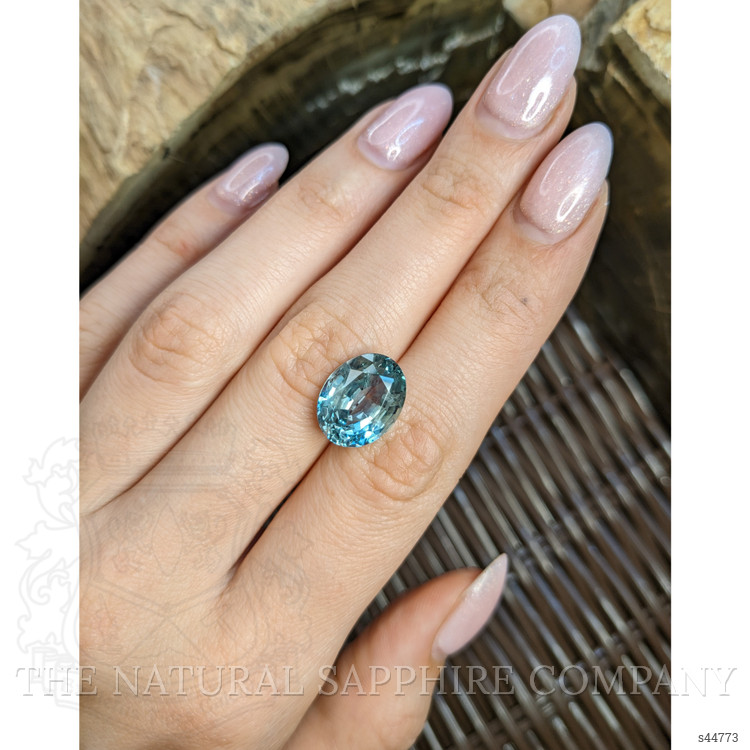 10.60 Ct. Bluish Green Sapphire from Madagascar