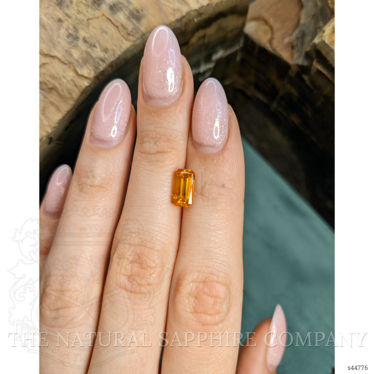 2.32 Ct. Yellowish Orange Sapphire from Ceylon (Sri Lanka)