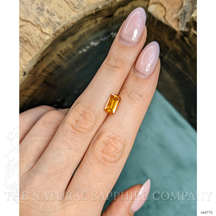 2.32 Ct. Yellowish Orange Sapphire from Ceylon (Sri Lanka)