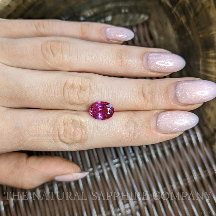 4.15 Ct. Purplish Pink Sapphire from Madagascar