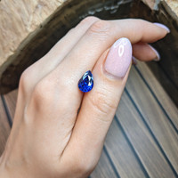 4.01 Ct. Blue Sapphire from Madagascar Life Style