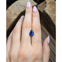 4.01 Ct. Blue Sapphire from Madagascar Life Style