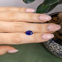 3.23 Ct. Blue Sapphire from Ceylon (Sri Lanka) Life Style