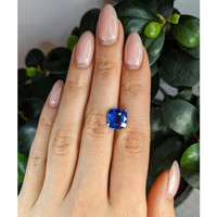 5.08 Ct. Blue Sapphire from Ceylon (Sri Lanka) Life Style