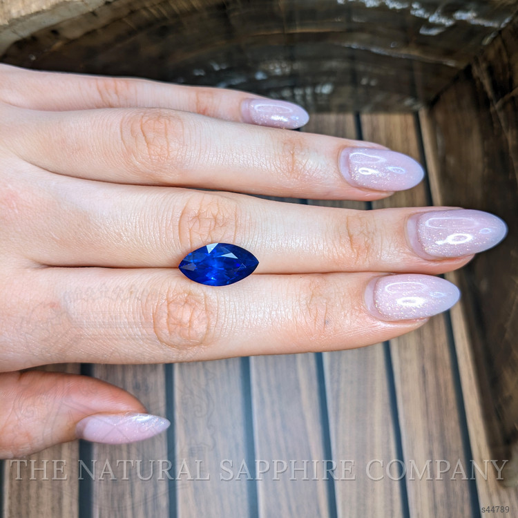 6.58 Ct. Blue Sapphire from Ceylon (Sri Lanka)