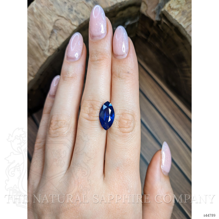 6.58 Ct. Blue Sapphire from Ceylon (Sri Lanka)
