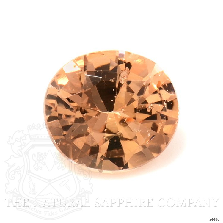 0.44 Ct. Peach Sapphire from Ceylon (Sri Lanka)