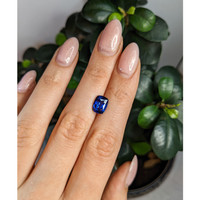 3.10 Ct. Blue Sapphire from Madagascar Life Style