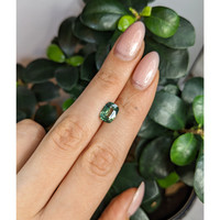 2.33 Ct. Green Sapphire from Madagascar Life Style