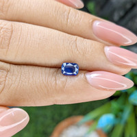 1.02 Ct. Blue Sapphire from Africa Life Style