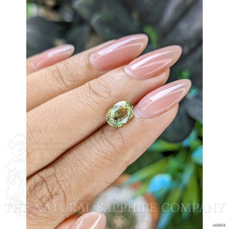 1.71 Ct. Yellowish Green Sapphire from Africa