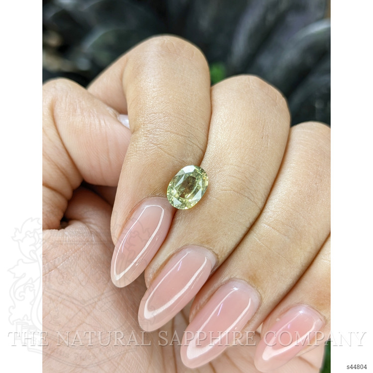 1.71 Ct. Yellowish Green Sapphire from Africa