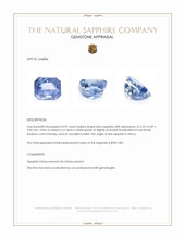 0.99 Ct. Blue Sapphire from Africa Appraisal